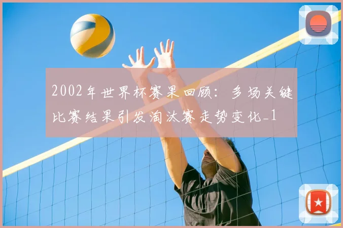 2002年世界杯赛果回顾：多场关键比赛结果引发淘汰赛走势变化_1
